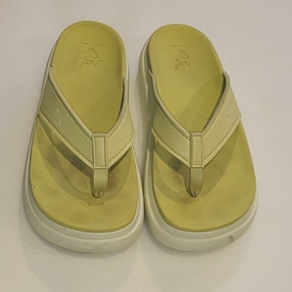 Reef Sierra Sandal Flip Flop Lime Yellow - Picture 1 of 13